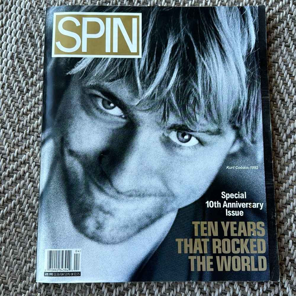 Kurt Cobain Spin Magazine April 1995